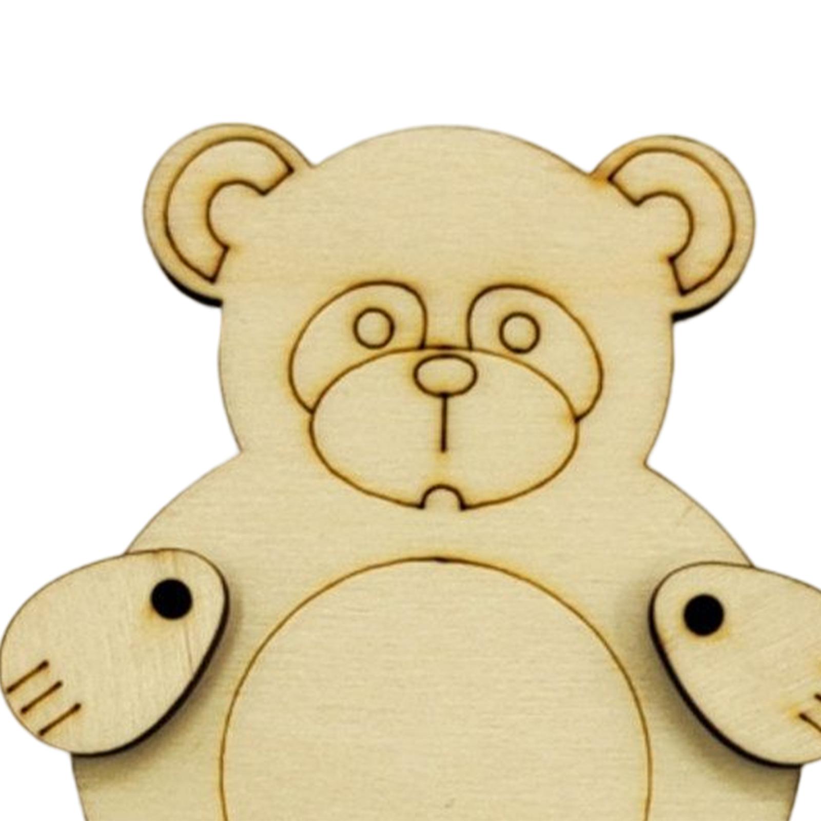 Montessori Wooden Busy Board Toddler - Drewniane elementy do tablicy Montessori, zestaw