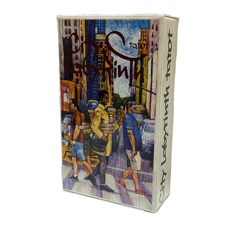 Tarot Cards Deck With Guidebook - Karty Tarota „Labirynt Miasta” – 78