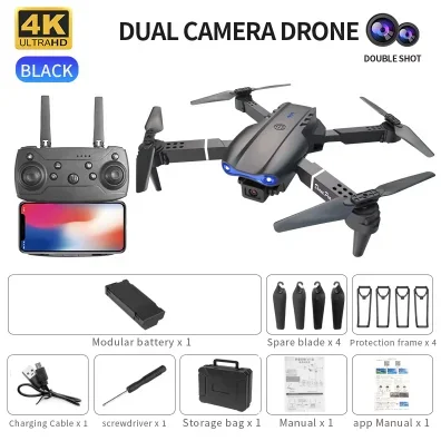 Dron E99 K3 Pro 4K Składany z  – Fpv Brushless Rc Drone 4K recenzja i cena