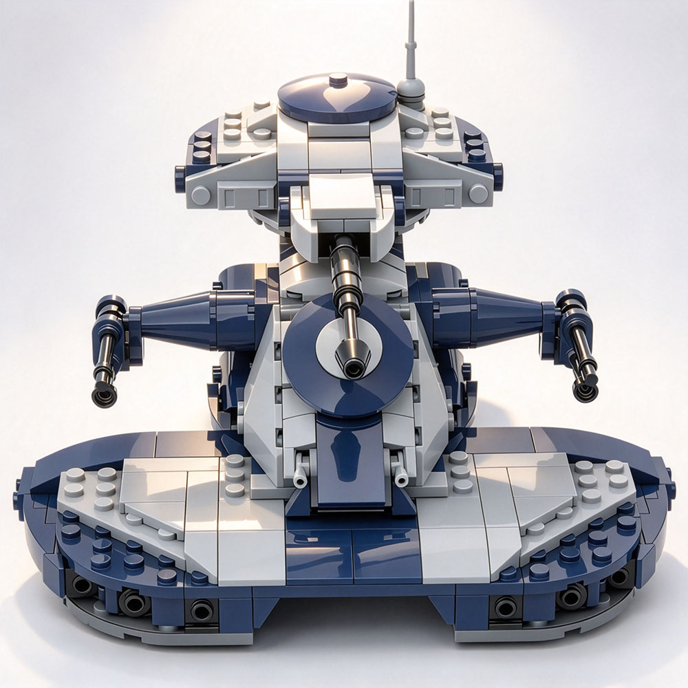 MOC Klasyczne Akcesoria Filmow – Lego Compatible Military Tank recenzja i cena