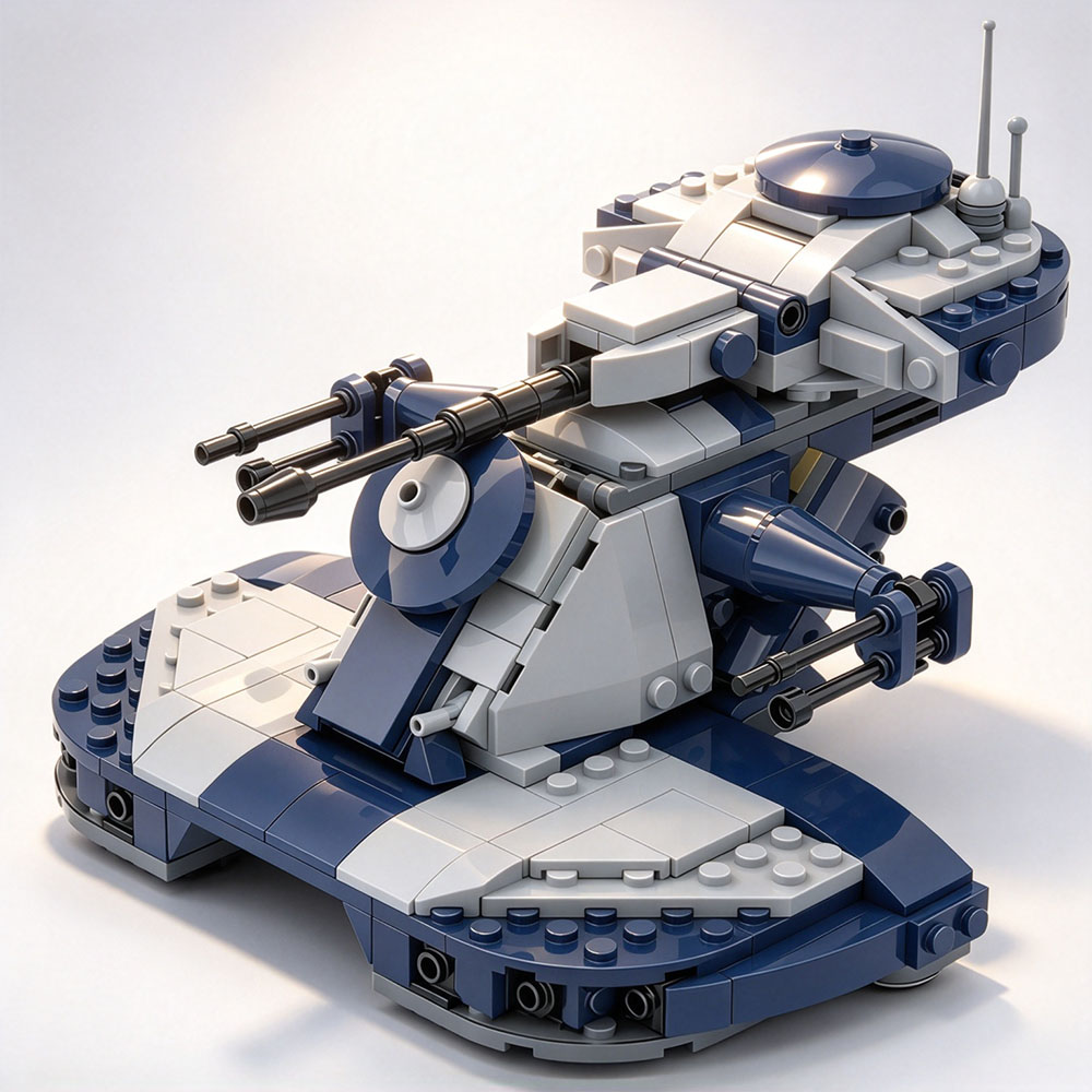 MOC Klasyczne Akcesoria Filmow – Lego Compatible Military Tank recenzja i cena