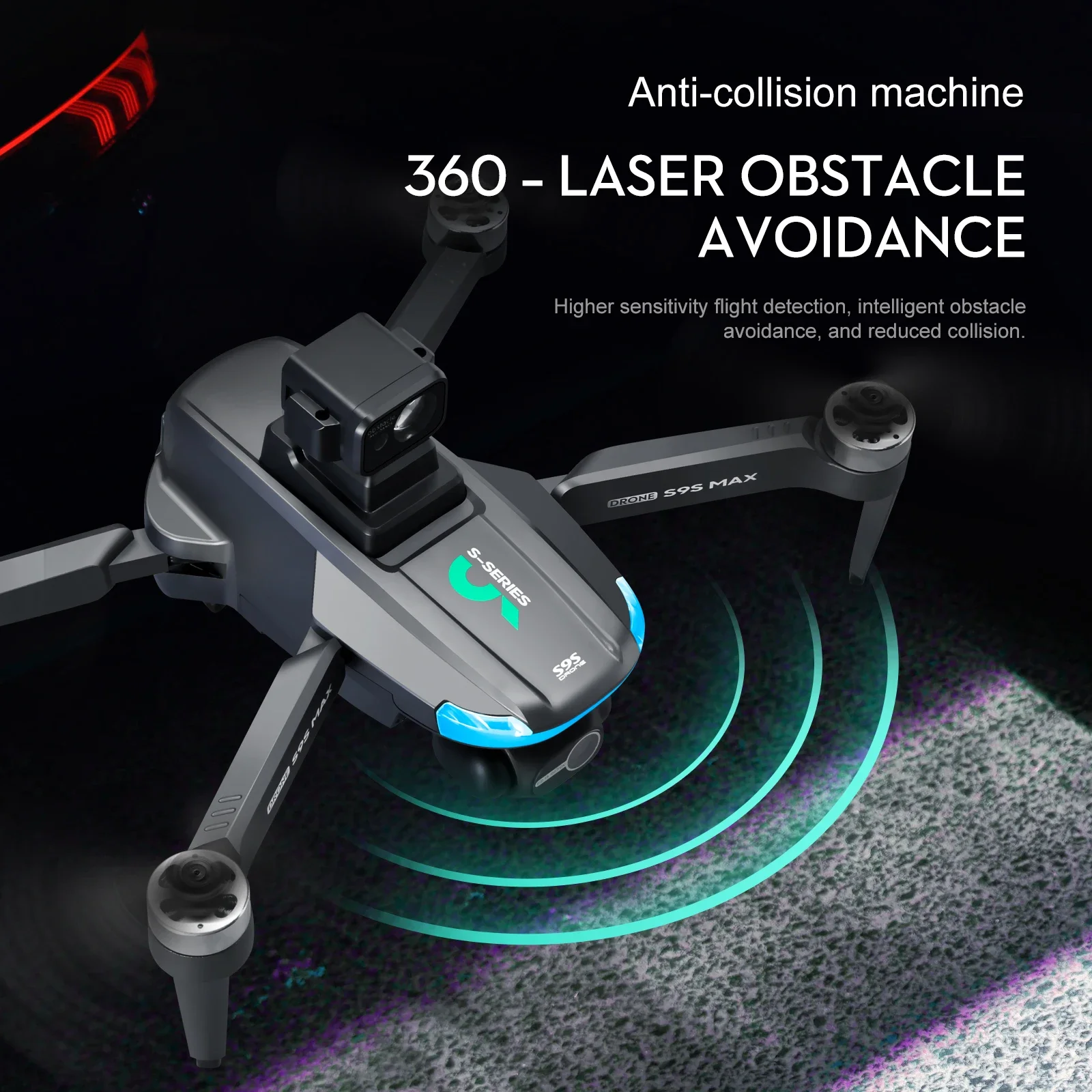 NOWOŚĆ S9S MAX MINI Drone 4K 2 – Fpv Brushless Rc Drone 4K recenzja i cena