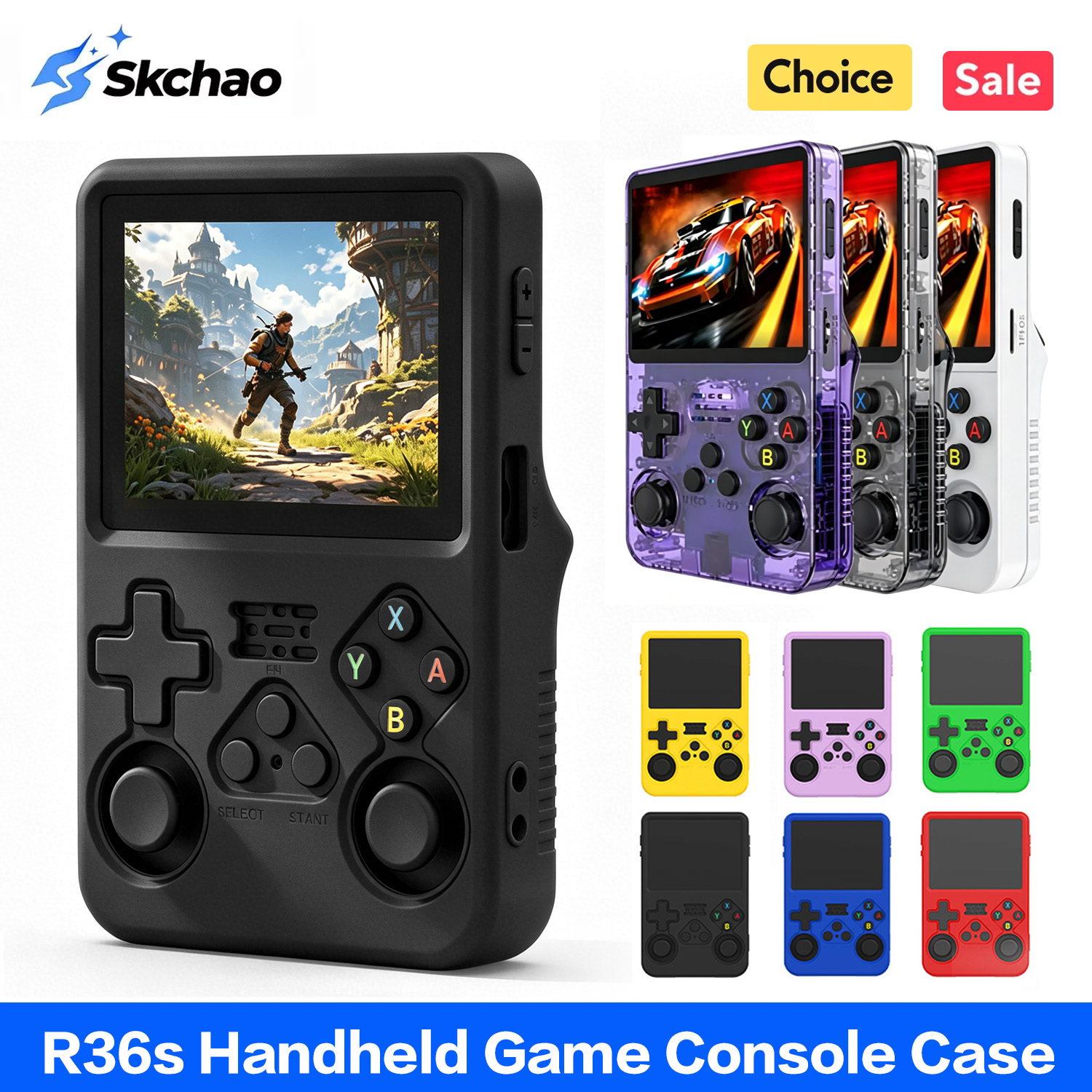 Etui ochronne R36s do R36S, si – Retro Handheld Game Console R36S recenzja i cena