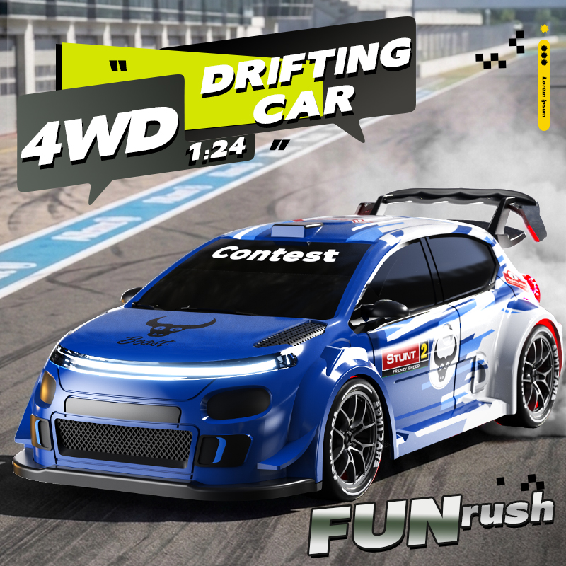 Samochód RC do driftu w skali  – Rc Drift Car 1 24 Scale 4Wd recenzja i cena