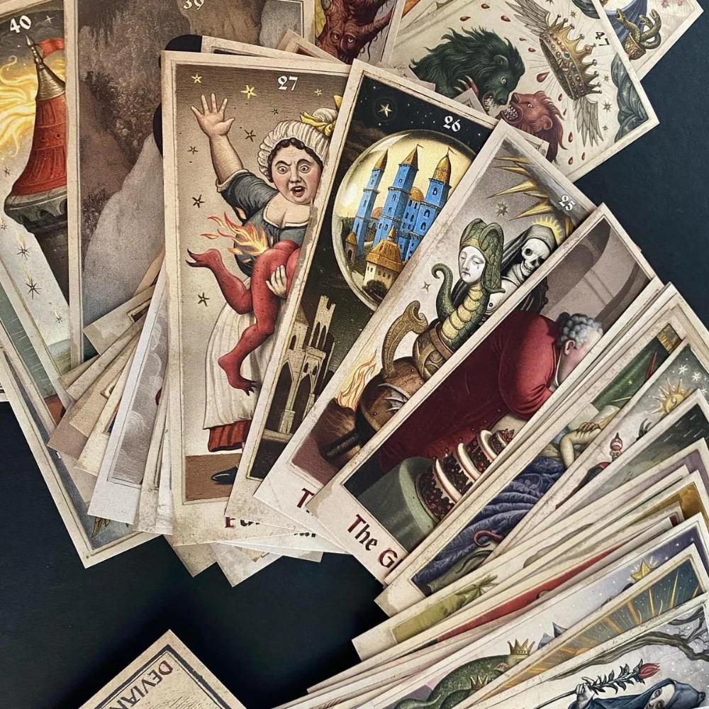 6*12cm The Zammer Twins 1st Ed – Tarot Cards Deck With Guidebook recenzja i cena